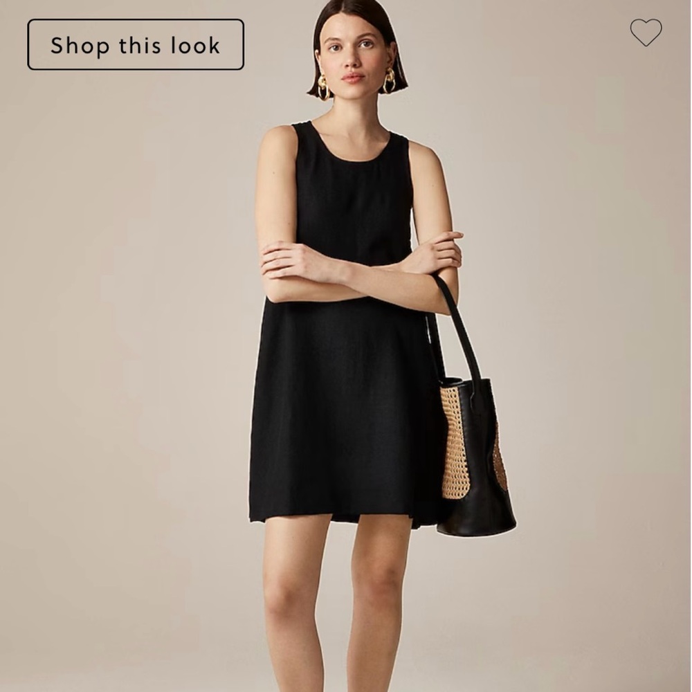 J. Crew Classic Black Mini Dress